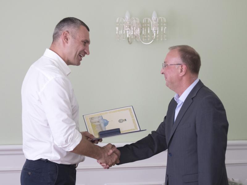 The JSC KIEP staff members received the Certificate of Merit from the Verkhovna Rada of Ukraine